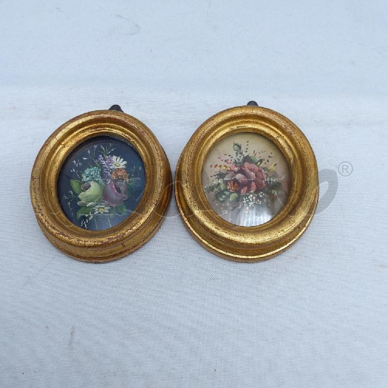 QUADRETTI PICCOLI PZ 5 OVALI FIORI GIDI | Mercatino dell'Usato San maurizio canavese 2