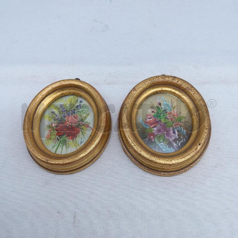 QUADRETTI PICCOLI PZ 5 OVALI FIORI GIDI | Mercatino dell'Usato San maurizio canavese 3