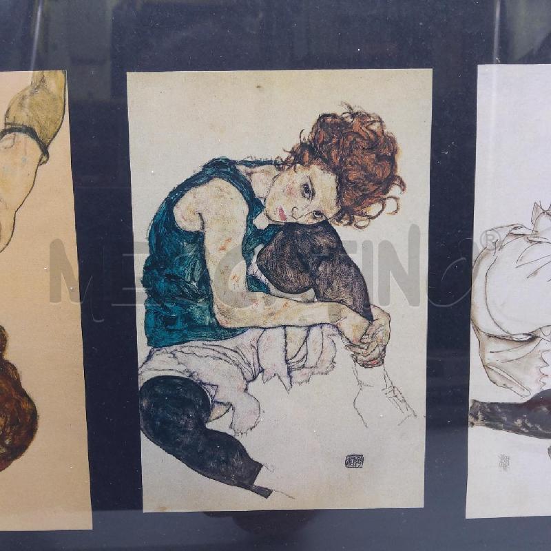QUADRETTO 6 IMMAGINE DONNA CORNICE LEGNO | Mercatino dell'Usato San maurizio canavese 2