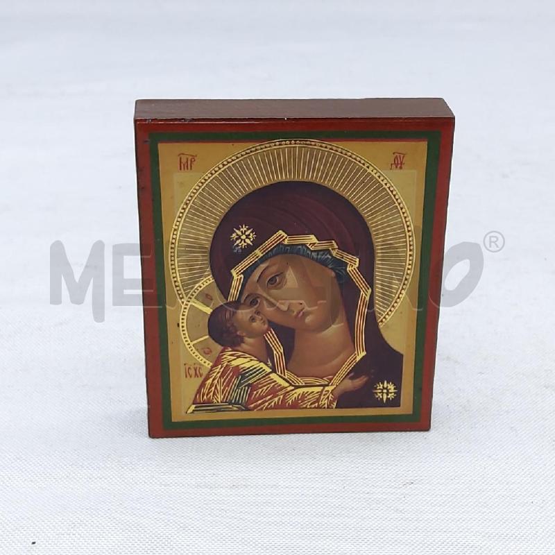 QUADRETTO ICONA MADONNA CON BAMBINO | Mercatino dell'Usato San maurizio canavese 1