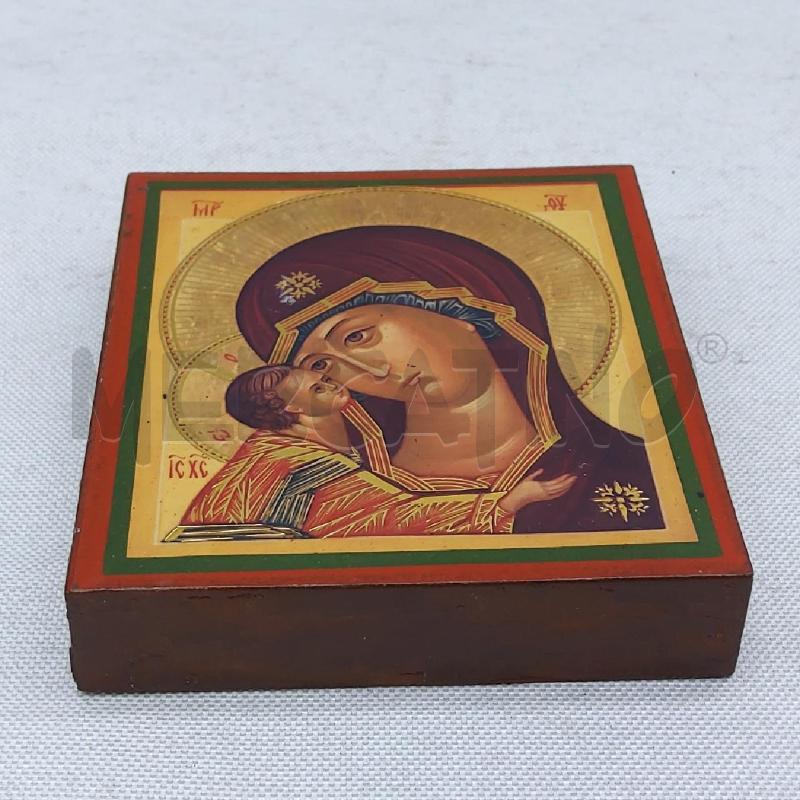 QUADRETTO ICONA MADONNA CON BAMBINO | Mercatino dell'Usato San maurizio canavese 3