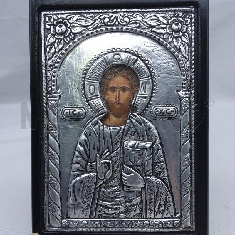 QUADRETTO ICONA RELIGIOSA METALLO CESELLATO | Mercatino dell'Usato San maurizio canavese 2