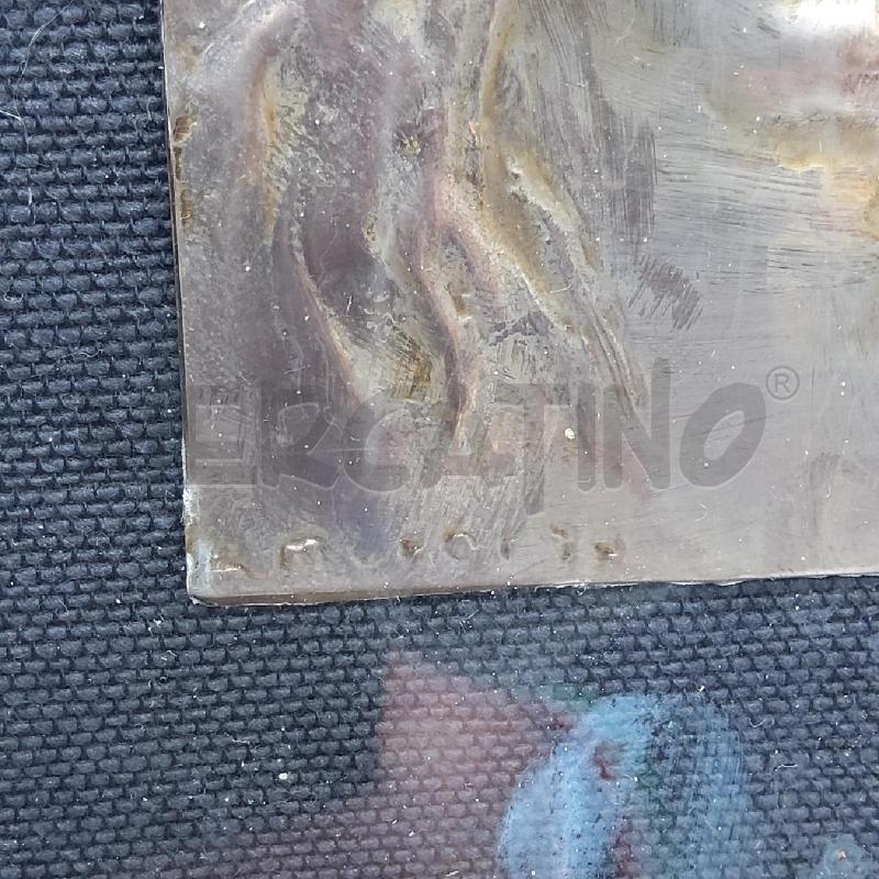 QUADRETTO LASTRA ARGENTO 800 AUGUSTO MURER  | Mercatino dell'Usato San maurizio canavese 3