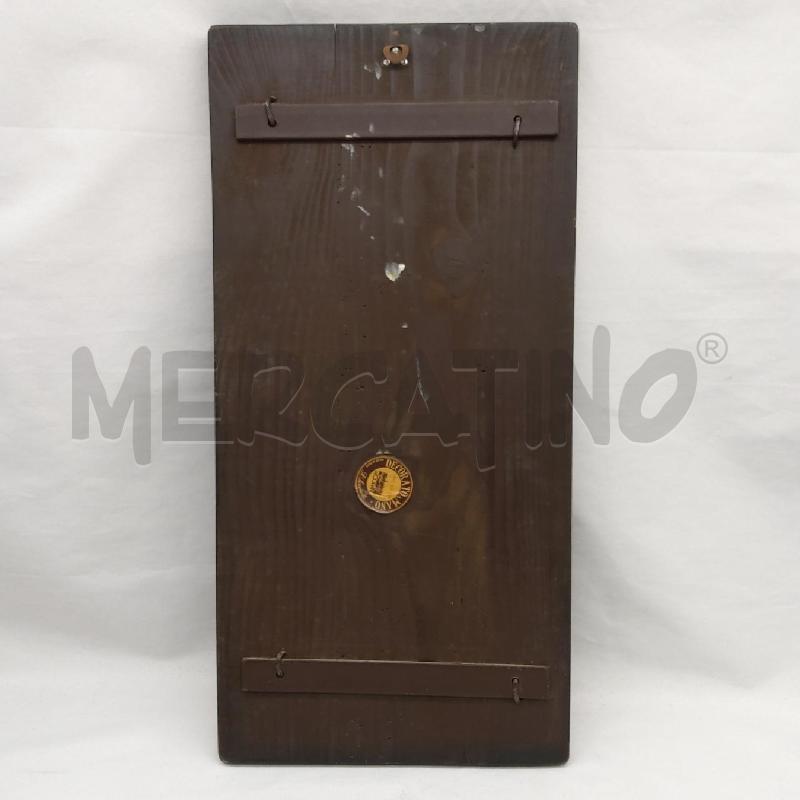 QUADRETTO LEGNO VESTITO DA UOMO  | Mercatino dell'Usato San maurizio canavese 4