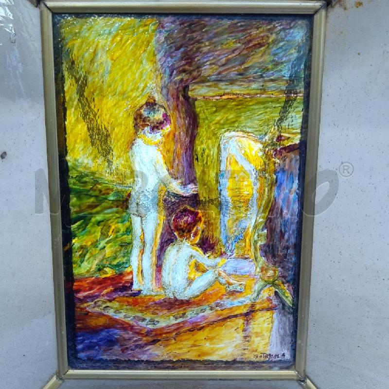 QUADRETTO LUMINO BIMBI OTTONATO FIRMATO | Mercatino dell'Usato San maurizio canavese 2