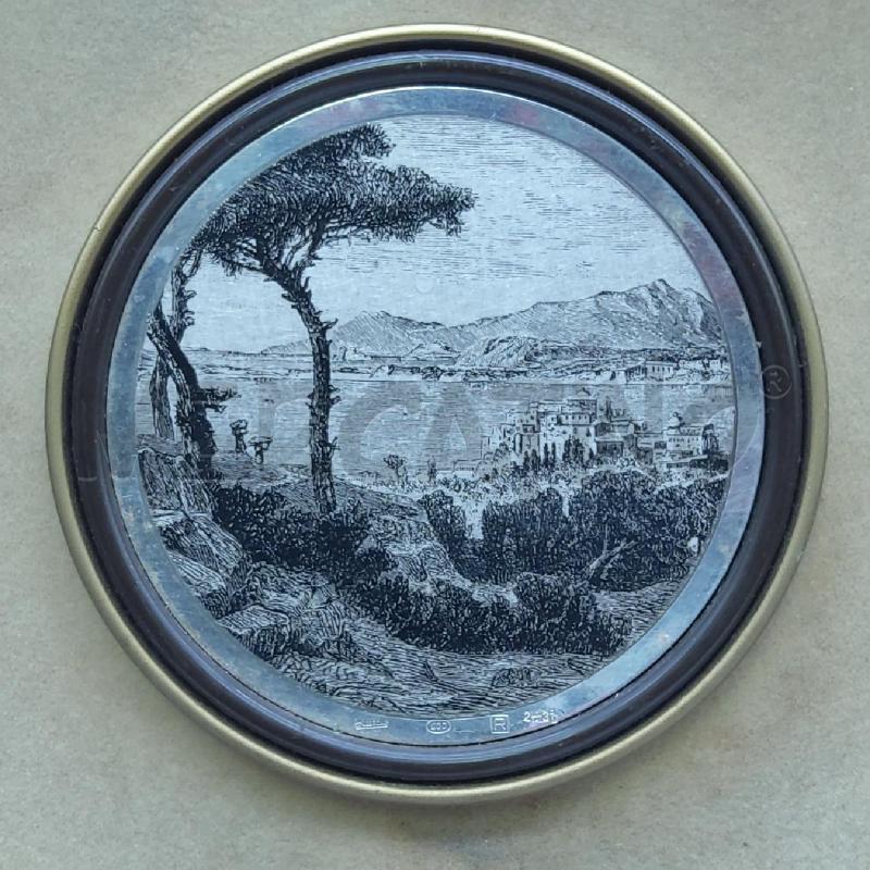 QUADRETTO MINIATURA ARGENTO PAESAGGIO MARINO | Mercatino dell'Usato San maurizio canavese 2