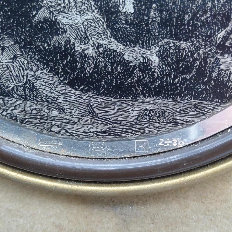 QUADRETTO MINIATURA ARGENTO PAESAGGIO MARINO | Mercatino dell'Usato San maurizio canavese 3