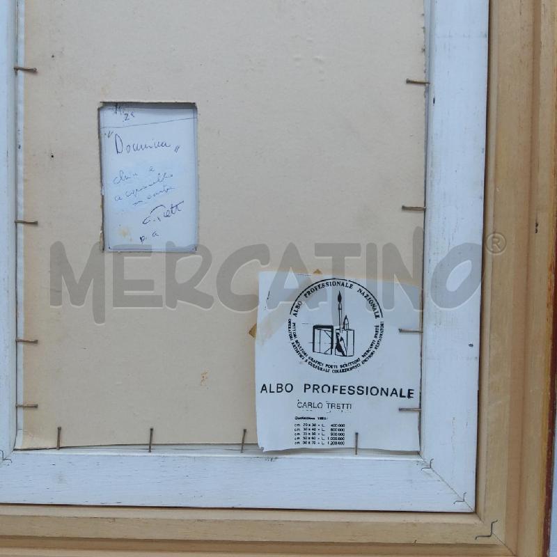 QUADRETTO NUDO DI SCHIENA CARLO TRETTI | Mercatino dell'Usato San maurizio canavese 4
