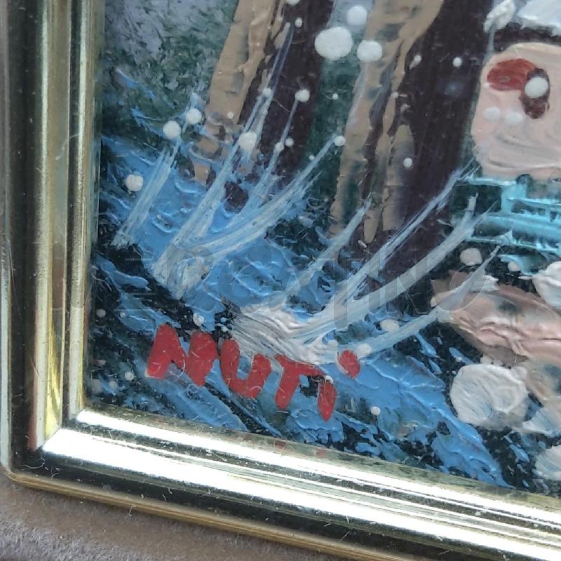 QUADRETTO NUTI PAESAGGIO INNEVATO | Mercatino dell'Usato San maurizio canavese 3