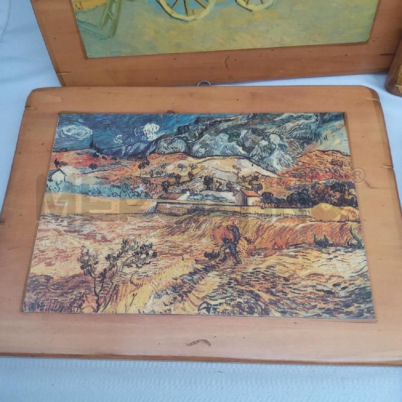 QUADRETTO PZ 4 FONDO LEGNO CHIARO STONDATO | Mercatino dell'Usato San maurizio canavese 4
