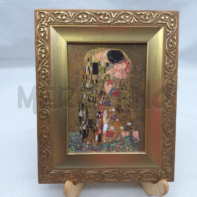 QUADRETTO RIPRODUZIONE KLIMT CERAMICA  | Mercatino dell'Usato San maurizio canavese 1