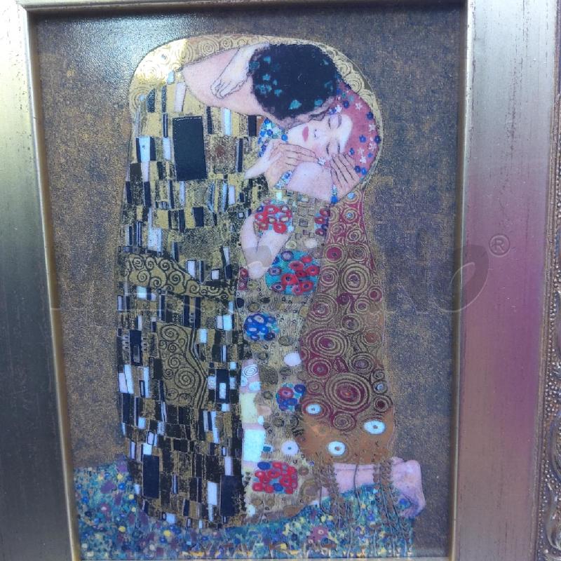 QUADRETTO RIPRODUZIONE KLIMT CERAMICA  | Mercatino dell'Usato San maurizio canavese 2