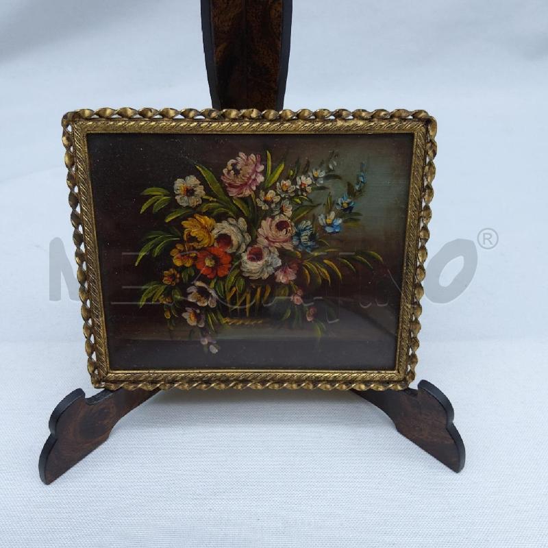 QUADRETTO VASO FIORI CON MET TORCIGLIONE | Mercatino dell'Usato San maurizio canavese 1