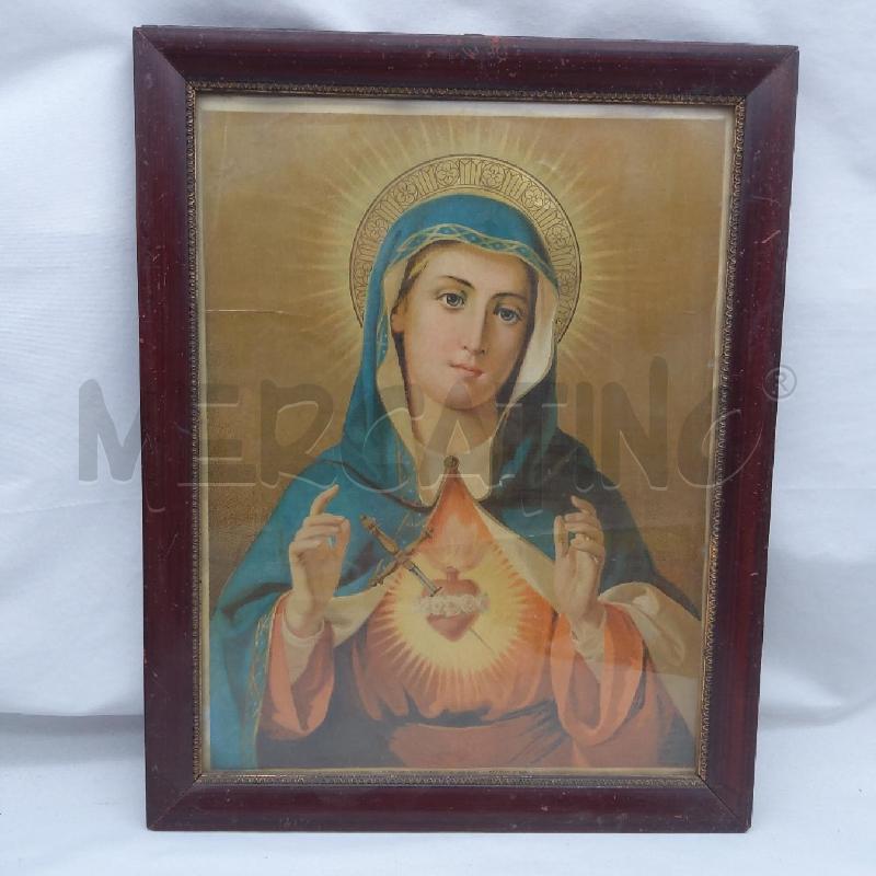 QUADRETTO VECCHIO STAMPA MADONNA | Mercatino dell'Usato San maurizio canavese 4