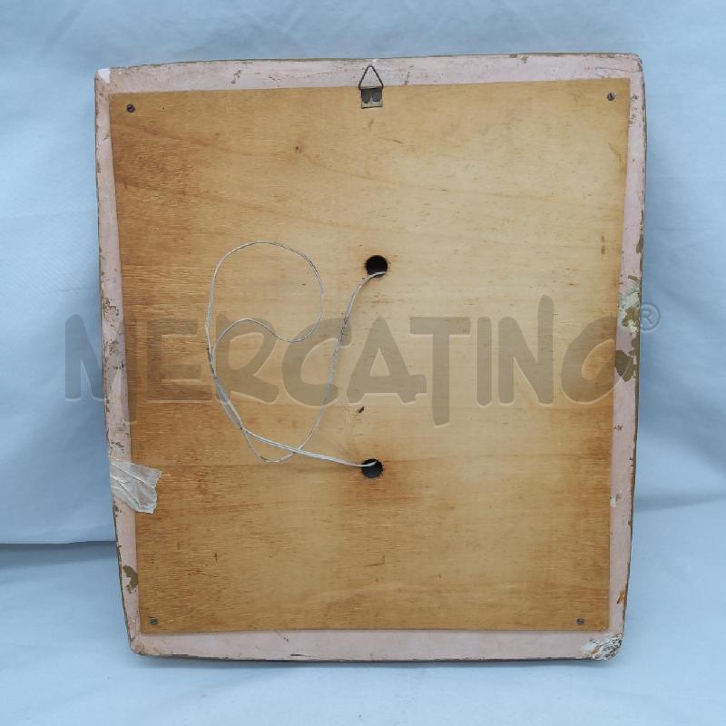 QUADRETTO VERGINE MARIA RETRO ILLUMINATA CORNICE GESSO | Mercatino dell'Usato San maurizio canavese 5