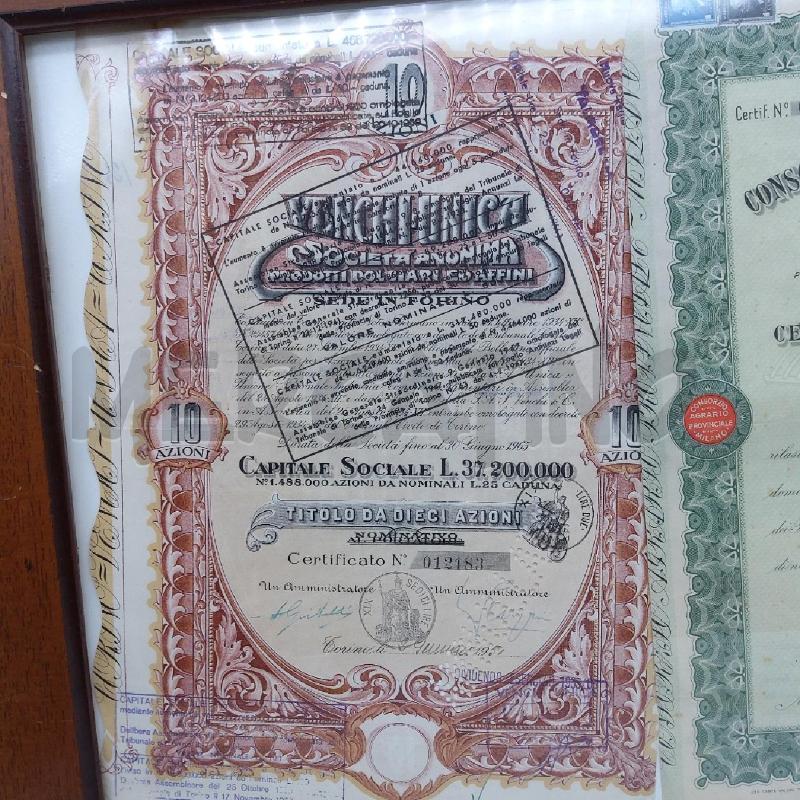 QUADRO 2 TITOLI STATO VENCHI/CONSORZIO AGRARIO  | Mercatino dell'Usato San maurizio canavese 3