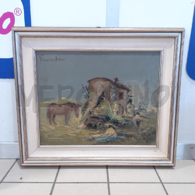 QUADRO 50 X 40 FRANDIN SOSTA ZINGARESCA | Mercatino dell'Usato San maurizio canavese 1