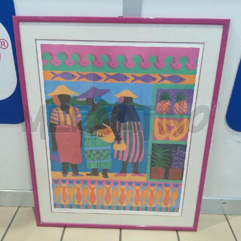 QUADRO 70X58 M. LISA ETRE PERSONAGGI ISOLE | Mercatino dell'Usato San maurizio canavese 1