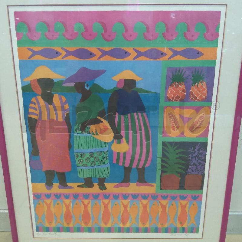 QUADRO 70X58 M. LISA ETRE PERSONAGGI ISOLE | Mercatino dell'Usato San maurizio canavese 2