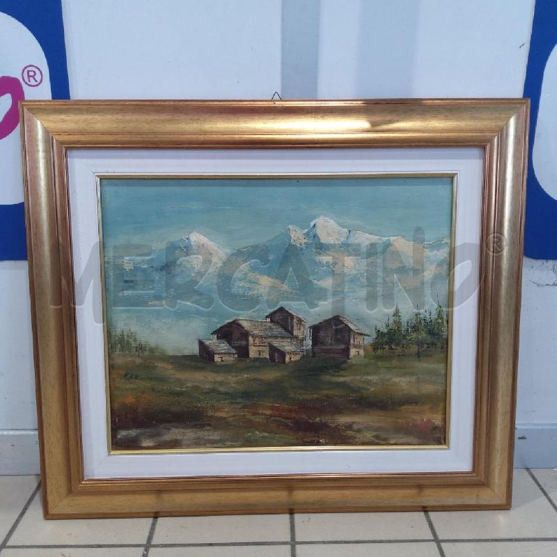 QUADRO BAITE SFONDO MONTAGNA CHESSA | Mercatino dell'Usato San maurizio canavese 1