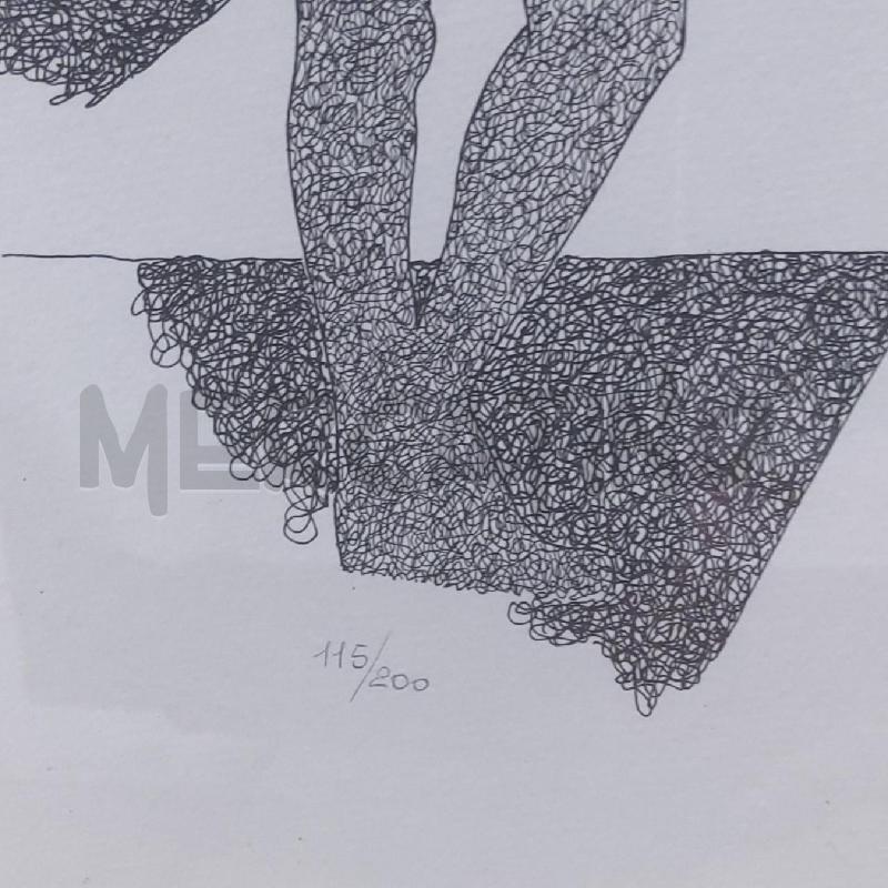 QUADRO BIANCO NERO SCACCHIERA RIFLESSO DI DONNA | Mercatino dell'Usato San maurizio canavese 4