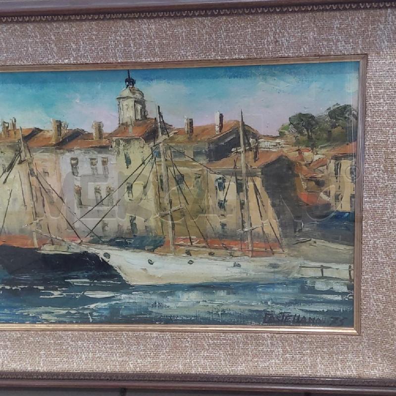 QUADRO CASTELLANO BARCHE SFONDO CASE | Mercatino dell'Usato San maurizio canavese 3