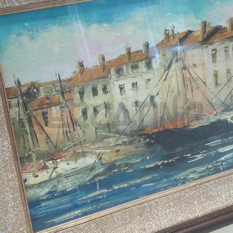 QUADRO CASTELLANO BARCHE SFONDO CASE | Mercatino dell'Usato San maurizio canavese 4
