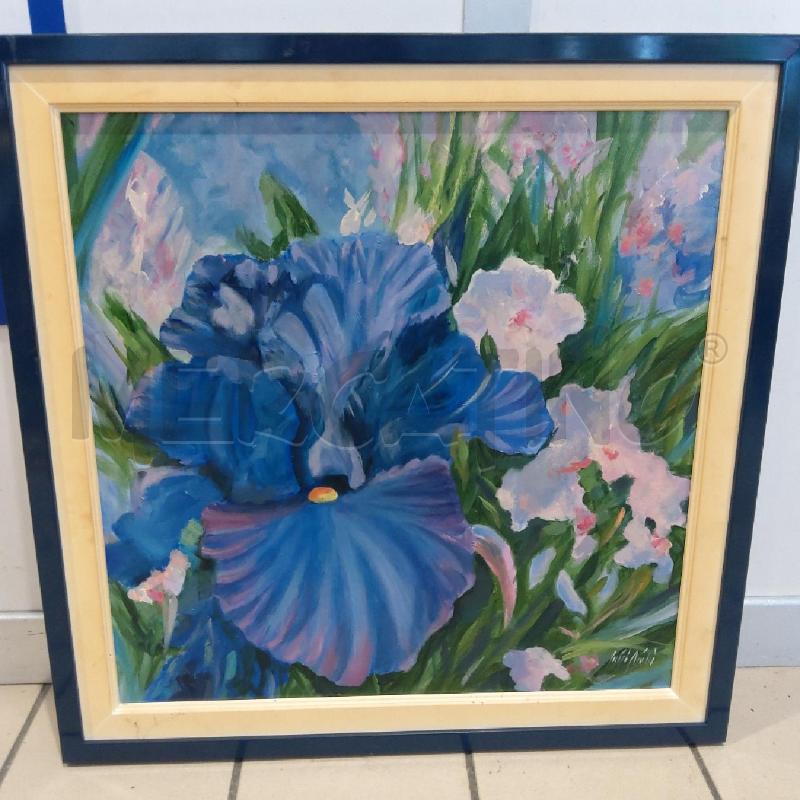 QUADRO COPIA D'AUTORE IRIS BLU | Mercatino dell'Usato San maurizio canavese 1