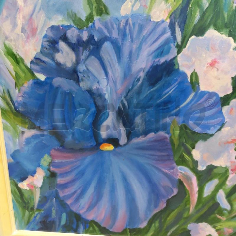 QUADRO COPIA D'AUTORE IRIS BLU | Mercatino dell'Usato San maurizio canavese 2