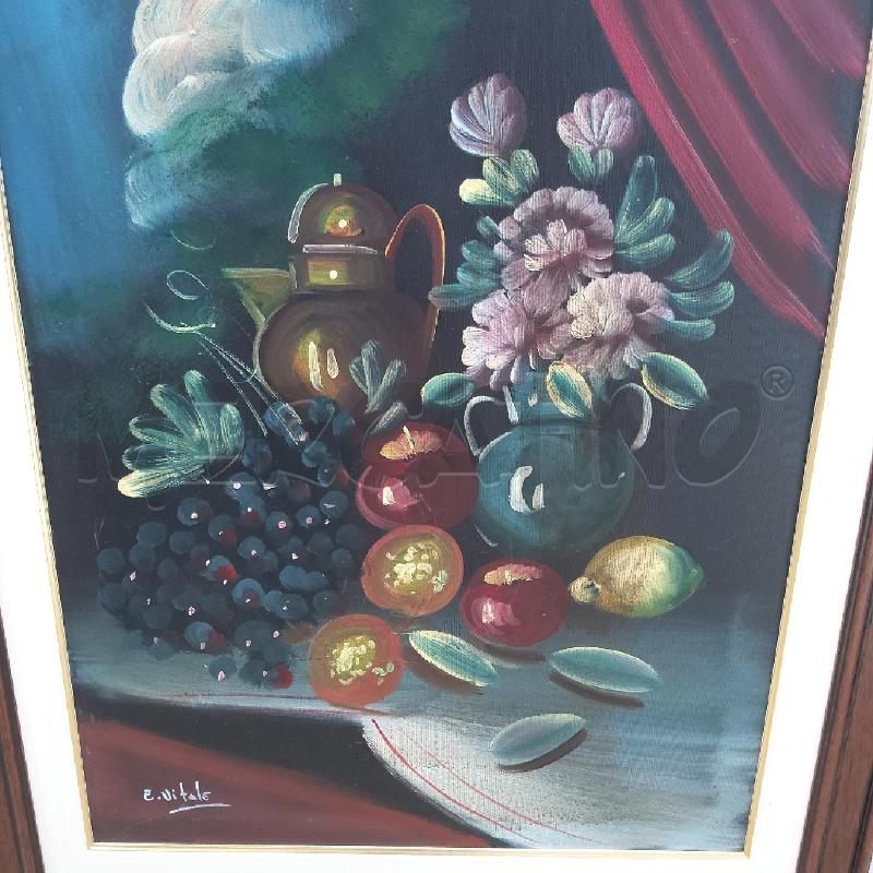 QUADRO E. VITALE NATURA MORTA BROCCA  E FIORI | Mercatino dell'Usato San maurizio canavese 2