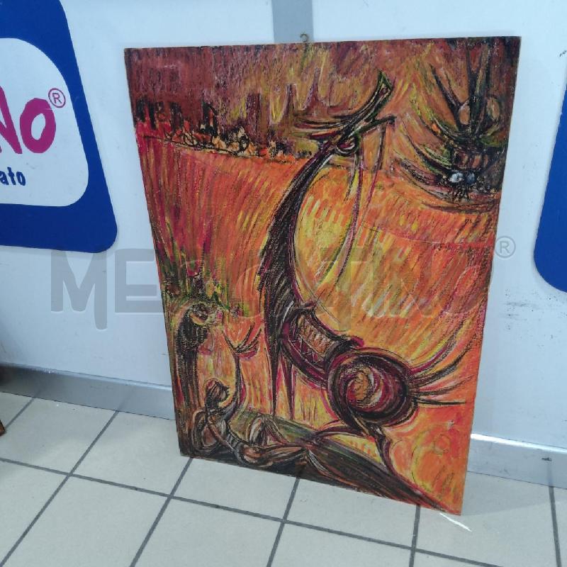 QUADRO GIORDANO RIGHINI 50X70 NO CORNICE CAVALLO  | Mercatino dell'Usato San maurizio canavese 4