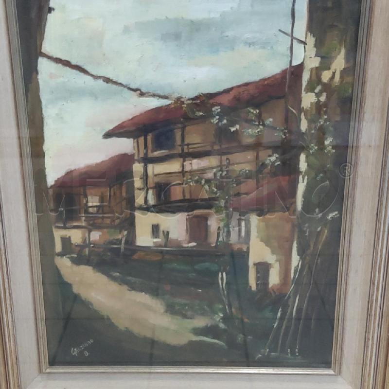 QUADRO GRAZIANO 50 X 70 RUSTICO A VARISELLA | Mercatino dell'Usato San maurizio canavese 2