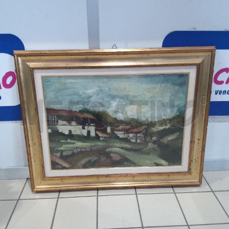 QUADRO GRAZIANO 50 X 70 VALLI DI LANZO CORN DORATA | Mercatino dell'Usato San maurizio canavese 1