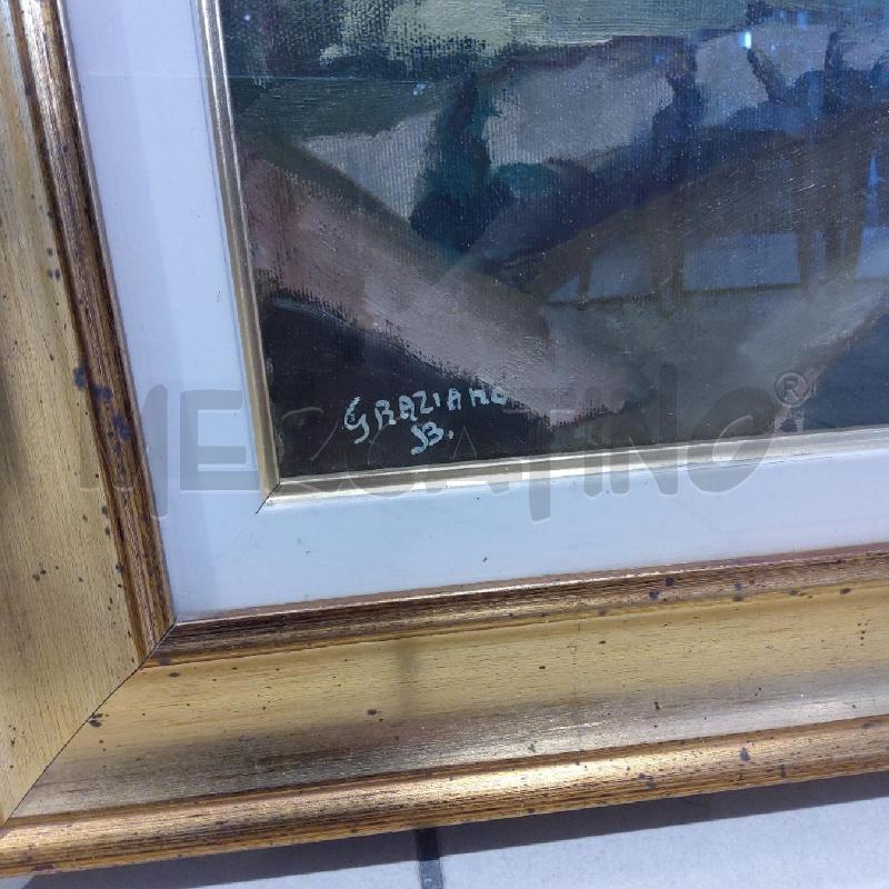 QUADRO GRAZIANO 50 X 70 VALLI DI LANZO CORN DORATA | Mercatino dell'Usato San maurizio canavese 3