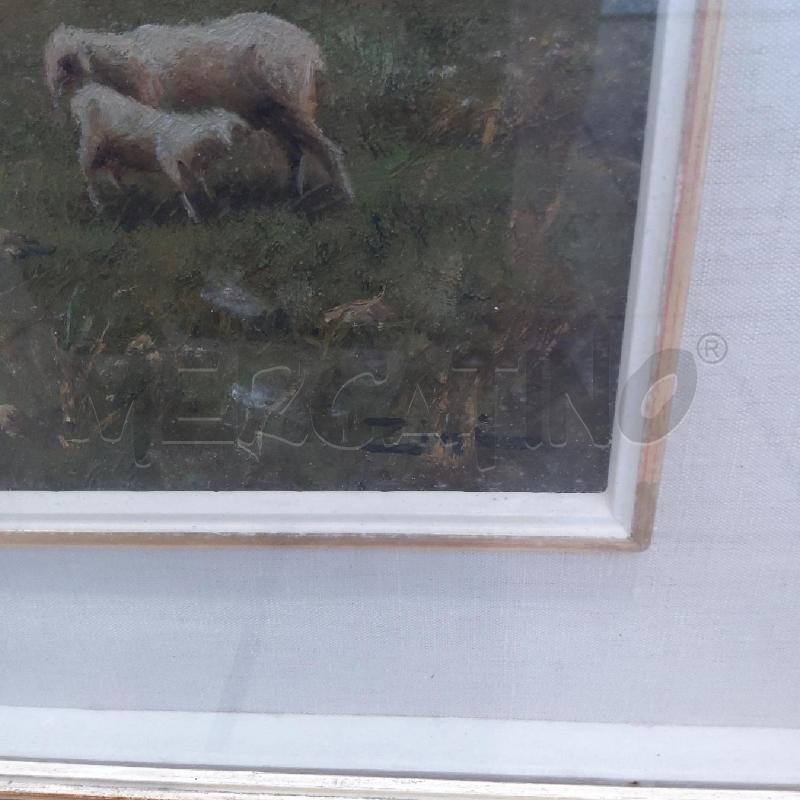QUADRO GREGGE PECORE AL PASCOLO RUSCELLO | Mercatino dell'Usato San maurizio canavese 3