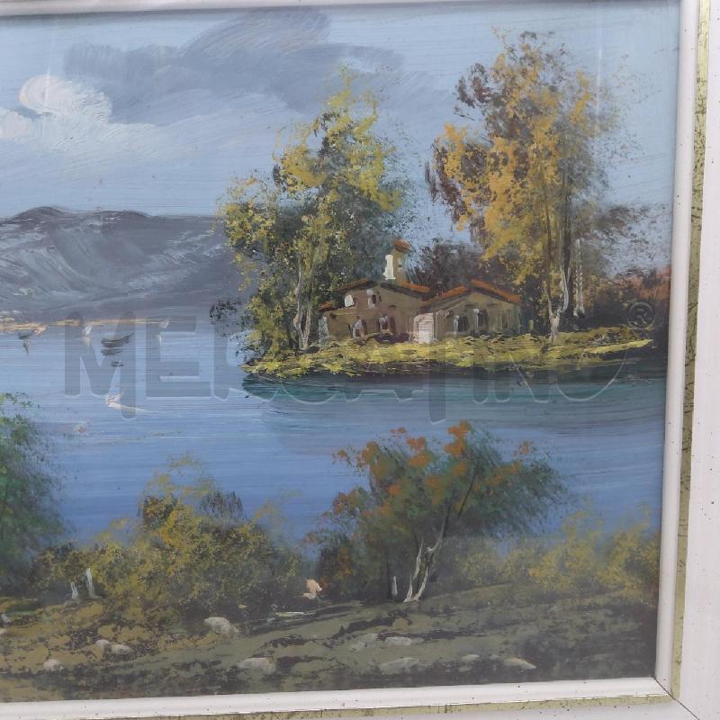 QUADRO LAGO 2 CASETTE SU TAVOLA | Mercatino dell'Usato San maurizio canavese 2