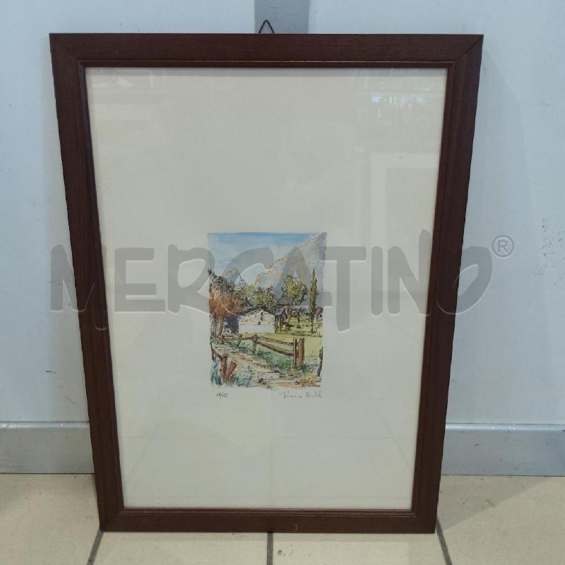 QUADRO LITOGRAFIA MICHELE PECORARA  | Mercatino dell'Usato San maurizio canavese 1
