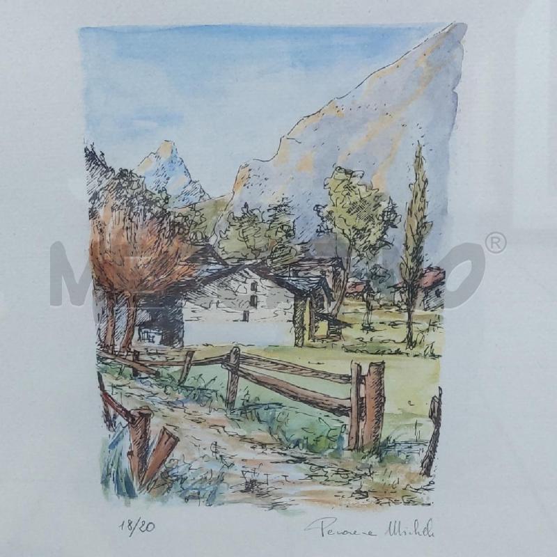 QUADRO LITOGRAFIA MICHELE PECORARA  | Mercatino dell'Usato San maurizio canavese 2