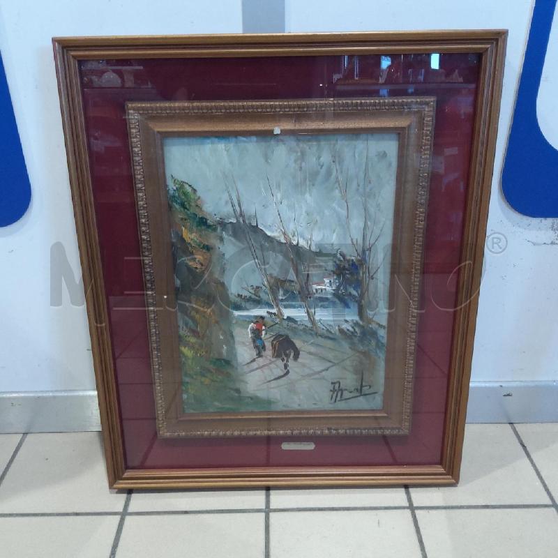 QUADRO M. ARGENTO UOMO CON MULO | Mercatino dell'Usato San maurizio canavese 1