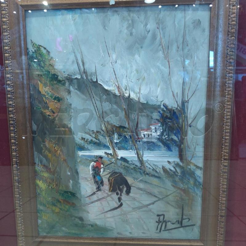 QUADRO M. ARGENTO UOMO CON MULO | Mercatino dell'Usato San maurizio canavese 2