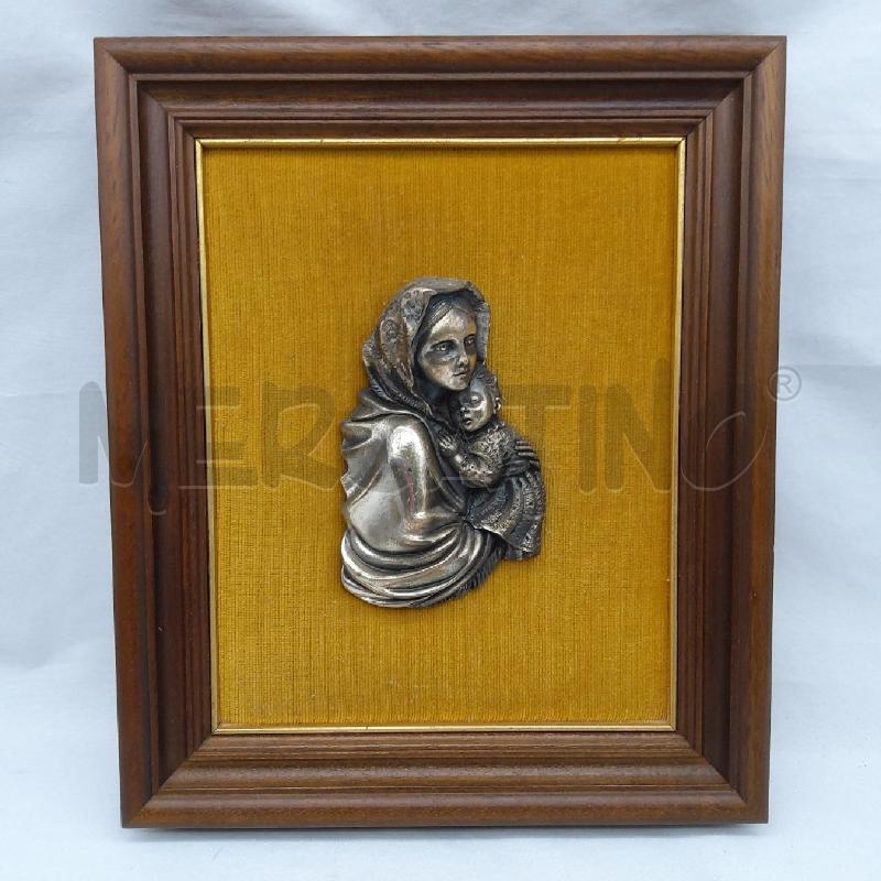 QUADRO MADONNA DEL FERRUZZI 24 X 30 FONDO VELLUTINO OCRA | Mercatino dell'Usato San maurizio canavese 1