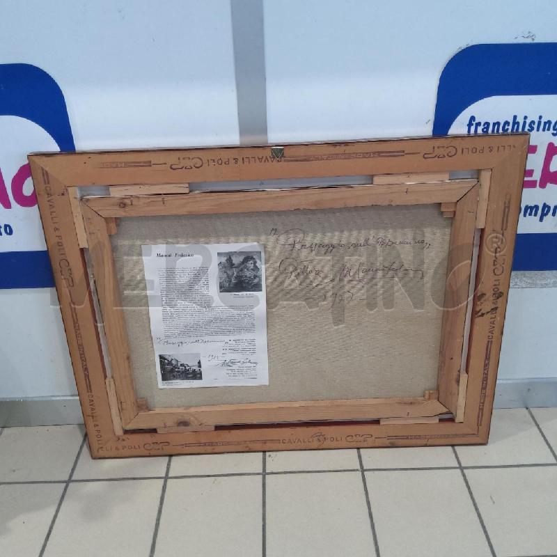 QUADRO MANA' FEDERICO 50 X 70 PASSAGGIO SULL'APPENNINO  | Mercatino dell'Usato San maurizio canavese 5