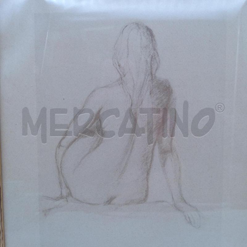 QUADRO MICHELE DETROIA NUDO DONNA DI SCHIENA | Mercatino dell'Usato San maurizio canavese 2