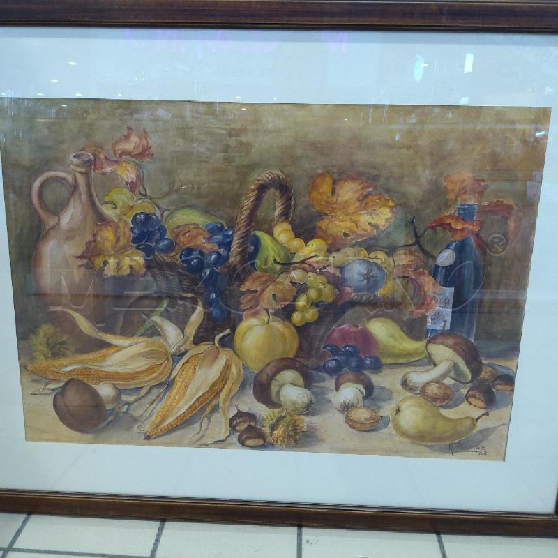 QUADRO MICHELE PECORARA NATURA MORTA AUTUNNALE | Mercatino dell'Usato San maurizio canavese 2