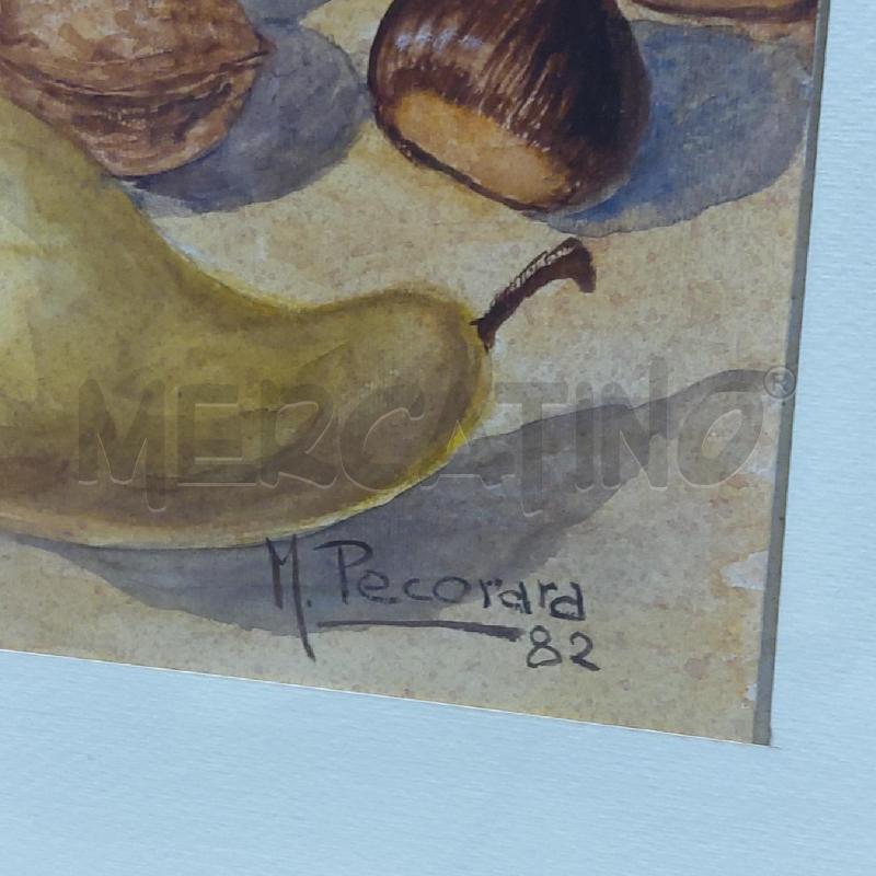 QUADRO MICHELE PECORARA NATURA MORTA AUTUNNALE | Mercatino dell'Usato San maurizio canavese 3