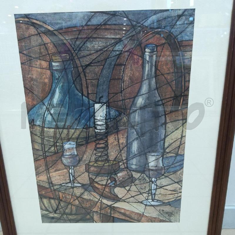 QUADRO MICHELE PECORARA NATURA MORTA LINEE | Mercatino dell'Usato San maurizio canavese 2