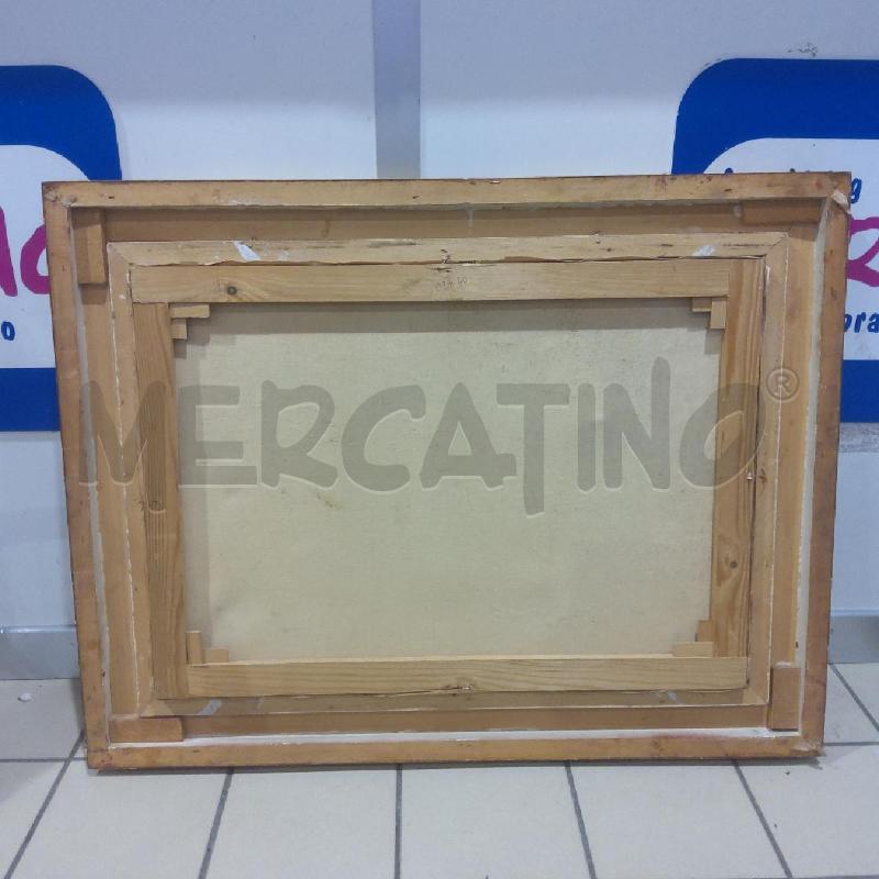 QUADRO MULINO SUL FIUME CORNICE DORATA LAVORATA | Mercatino dell'Usato San maurizio canavese 5