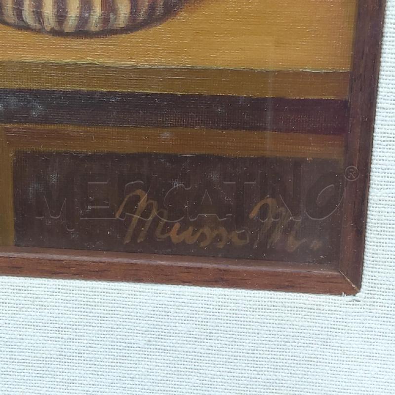QUADRO NATURA MORTA FIASCO MUSSA MARIO | Mercatino dell'Usato San maurizio canavese 3