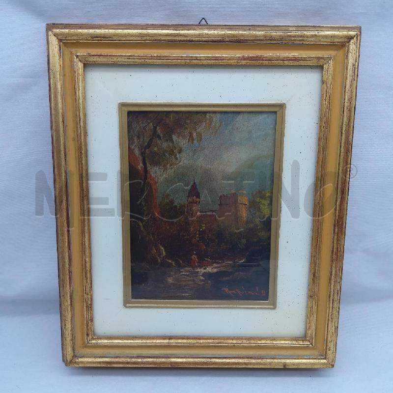 QUADRO OLINDO RUPIANI VECCHIO CASTELLO | Mercatino dell'Usato San maurizio canavese 1