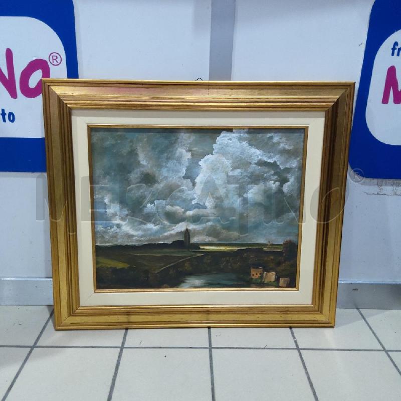 QUADRO OLIO 40 X 50 CAMPAGNA DESOLATA | Mercatino dell'Usato San maurizio canavese 1